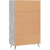 Komoda, betono pilkos spalvos, 69,5x31x115cm, apdirbta mediena