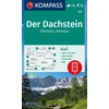 Kompass žygio žemėlapis 031 Der Dachstein, Ramsau, Filzmoos 1:25.000: 4in1 žygio žemėlapis su panorama ir aktyviu gidu, įskaitant žemėlapį, skirtą naudoti neprisijungus... Važiavimas dviračiu. Slidinėjimo turai. Slidinėjimas.