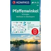 Kompass žygio žemėlapis 179 Pfaffenwinkel, Schongau, Weilheim i. Ob 1:50.000: 4in1 žygio žemėlapis su aktyviu gidu ir detalūs žemėlapiai, įskaitant žemėlapį, skirtą... Kompass programėlėje. Važiavimas dviračiu. Slidinėjimas.