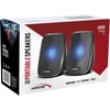 Kompiuterio kolonėlės Audiocore Ac835 2.0 Stereo Garsiakalbiai su Led Apšvietimu