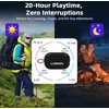 Kompiuterio kolonėlės Lobkin nešiojama bluetooth kolonėlė bt5.4, nešiojama belaidė kolonėlė su mini dizainu, įmontuotu mikrofonu, ip67 atspari vandeniui, laisvų rankų funkcija, tinkama namams ir stovyklavimui lauke