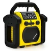 Kompiuterio kolonėlės Metronic 477217 statybvietės radijas bluetooth nešiojamas fm atsparus smūgiams/muzikos galia iš viso 30w radijas usb prievadas