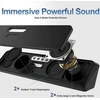 Kompiuterio kolonėlės staliniam kompiuteriui, nešiojamam kompiuteriui, planšetiniam kompiuteriui, laidinis Usb mini soundbar garsiakalbis su stereo garsu, vibruojančios membranos, srauto diodai, plug and play pc garsiakalbiai