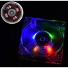Kompiuterio korpuso ventiliatorius, 80 mm universalus Led apšvietimo ventiliatorius, skirtas Pc aušinimui, tylus didelio greičio aušintuvas, 11 Db-a 46cfm 4 kontaktų (mėlynas)