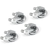 Komplektas 15m plieno lynas, galvanizuotas, 3mm gija: 6x7 + 4 spaustukai + 2 antpirščiai - daug dydžių