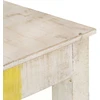 Konsolinis staliukas, baltas, 115x35x77cm, mango mediena