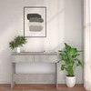 Konsolinis staliukas, betono, 100x35x76,5cm, apdirbta mediena