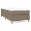 Kontinentinė lova Relaxmax 193x90x35cm, pilkai ruda