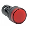 Kontrolinė lemputė Led 28mm plastikinis 230v raudona