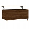 Kooko Home Kavos staliukas su pakeliamu stalviršiu 90x44,5x45 rudas