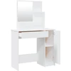 Kosmetinio staliuko komplektas, baltos spalvos, 86,5x35x136cm