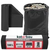 Kotarbau 160l maišai statybinėms atliekoms, šiukšlėms, juodi, foliniai ldpe 65µm, 10 vnt.