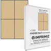 Kraft lipnios etiketės 105 x 148.5 mm, 4 etiketės/lapai, skirtos lazeriniams ir rašaliniams spausdintuvams, 25 lapai, A4