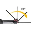 Kraftwerk 701.001.006 Led darbo lempa su 7 W Cob ir 3 W Smd reguliuojamo ryškumo dirbtuvių lempa 180° pasukama ir atlenkiama aliuminio galvutės korpusas su stipriu magnetu Darbo lempa prekė 701.001.006