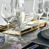 Krosno taurių rinkinys šampanui - 6 vnt. | 210 ml | Splendour kolekcija | Krištolinis stiklas, be švino | Elegantiškas dizainas su aukšta kojele | Putojančiam vynui, Prosecco ir šventėms