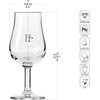 Krosno viskio degustacinės taurės | 6 vnt. rinkinys | 100 ml | Epicure kolekcija | Puikiai tinka namams, restoranams ir vakarėliams | Galima plauti indaplovėje