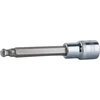 Ks tools 1/2" chromeplus antgalis su šešiakampiu galu, ilgas, 6 mm, 200 mm