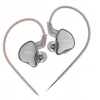 Ksix Kz edcx ausinės į ausį hi-res iem dd 10mm - sidabrinės