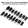 Kste 16 vnt. Multi Usb 2.0 adapterio keitiklis Usb Male į Female Micro Usb
