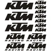 Ktm - universalus motociklo lipdukų rinkinys - ilgalaikė plėvelė.