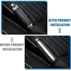 Kungkic anglies pluošto automobilio interjero apdailos rankinio stabdžio rankenų dangtelis, skirtas mini cooper r55 clubman r56 r57 r58 r59 r50 r53 rankinio stabdžio rankenų dekoratyvinis