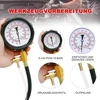 Kuro įpurškimo slėgio matuoklis su adapteriu ir slėgio matuokliu 0-140psi kuro siurblio slėgio testeris automobilių sunkvežimių motociklų diagnostikos įrankiai