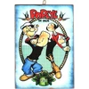 Plakatas Kustom Art Cucuba paveikslas ant medžio Popeye Low Iron The Sailor Man Vintage stiliaus animacinių filmų serija, 25 x 18 cm