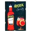 Plakatas Kustom Art retro stiliaus reklamos serija vintage aperol sienos meno atspaudas ant medžio 25x18cm