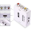 Kuyia av į hdmi rca/cvbs 3 rca composite video mini av į hdmi konverteris/adapteris/rca mini dėžutė, skirta tv/pc/ps3/mėlynas-ray dvd
