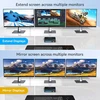 Monitorius Kvm jungiklis 2 Pc 3 Monitoriai 8k60hz su Usb 3.0
