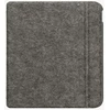 Kwmobile dėklas, suderinamas su Kobo Kobo Libra Colour/tolino Vision Colour - veltinio audinio Ereader apsauginis dėklas - tamsiai pilkas