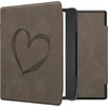 Kwmobile dėklas, suderinamas su Pocketbook Era/era Colour - dirbtinės odos viršelis - Heart Pilkas