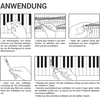 Kwmobile pianino klaviatūros natų lipdukas, skirtas 49 61 76 88 klavišų instrumentams, skaidrus vinilo pianino lipdukas baltiems klavišams su instrukcijomis (anglų kalba negarantuojama)