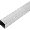Kwweeoo 304 nerūdijančio plieno kvadratinis vamzdis, 2 vnt., 25 mm x 25 mm x 300 mm, ilgoji sienelės storis 2 mm, kvadratiniai metaliniai vamzdžiai, kvadratinis vamzdis pagamintas iš nerūdijančio plieno