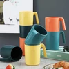 Kyraton plastikinių puodelių rinkinys, 8 vnt., nedūžtantys ir daugkartinio naudojimo, lengvi kelioniniai kavos puodeliai, espresso puodeliai, lengvai nešiojami ir valomi, tinkami naudoti mikrobangų krosnelėje, be Bpa, galima plauti indaplovėje