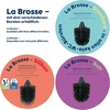 La Brosse Tualeto Šepetėlio Galvutė, Pet Plastikas, Balta