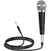 Laidinis mikrofonas su 3 m kabeliu, xlr į jack 6.5 mm, dinaminis nešiojamas vokalinis mikrofonas, dinaminis rankinis mikrofonas su kardioidine charakteristika karaoke vestuvių dj vakarėliui (a)