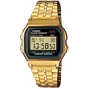 Laikrodis Casio A159wgea-1 Retro auksinių skaitmeninių laikrodžių vyrams