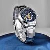 Laikrodis Pagani Design 1788 gmt vyriški automatiniai laikrodžiai upscale nh34 gmt mechanizmas pilnas nerūdijantis plienas 100m atsparūs vandeniui prabangūs madingi vyriški laikrodžiai su dviguba laiko zona