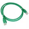 Lan kabelis 1m patchcord utp cat 5e tinklo rj45 internetinis žalias rj 45