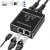 Šakotuvas Lan switch 3 portų, Govflmtech lan skirstytuvas 1 į 3 1000 mbps su usb c maitinimo kabeliu, gigabitinis lan skirstytuvas 1 į 3 kompiuteriui, switch'ui, maršrutizatoriui, apsaugos kamerai, skaitmeninei televizijai ir t.t.