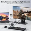 Šakotuvas Lan switch 3 portų, Govflmtech lan skirstytuvas 1 į 3 1000 mbps su usb c maitinimo kabeliu, gigabitinis lan skirstytuvas 1 į 3 kompiuteriui, switch'ui, maršrutizatoriui, apsaugos kamerai, skaitmeninei televizijai ir t.t.