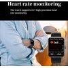 Lancoon išmanusis laikrodis vyrams ir moterims, 1,9 colio jutiklinis ekranas, integruotas, 24/7 širdies ritmo ir Spo2 monitorius, žingsniamatis, miego monitorius, fitneso apyrankė, skirta android ir ios (auksinis)