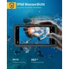 Lanhiem dėklas, skirtas Google Pixel 9 Pro, Ip68 vandeniui atsparus mobiliojo telefono dėklas Google 9 Pro 360 laipsnių apsauginis dėklas, atsparus smūgiams, dulkėms, sniegui, lauko šarvuotas dėklas su įmontuota ekrano apsauga