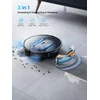 Laresar Clean robotas dulkių siurblys su plovimo funkcija, 4500pa robotas dulkių siurblys, 3-in-1 dulkių siurblys robotas veikia su Alexa, 180 minučių veikimo laikas, idealus naminių gyvūnų plaukams, kilimams, kietoms grindims
