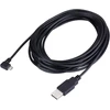 Larrits 5 m usb a į micro usb įkrovimo kabelis 90 laipsnių kampu, skirtas Tomtom automobilių navigacijai, automobilio prietaisų skydelio kamerai, gps stebėjimo kamerai, vaizdo kamerai, mobiliajam telefonui (micro usb 5m right angle)
