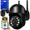 Objektyvas Lauko Ip Wifi 5x priartinimo 8mp juoda 270° pasukama kamera icsee su sekimu