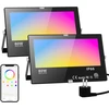 Lauko LED prožektorius RGB 80 W IP66 Bluetooth