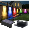 Lauko saulės sienos šviestuvai, 2 vnt., Rgb, atsparūs vandeniui