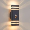 Lauko sieninis šviestuvas su judesio davikliu, Led Gu10, Ip65